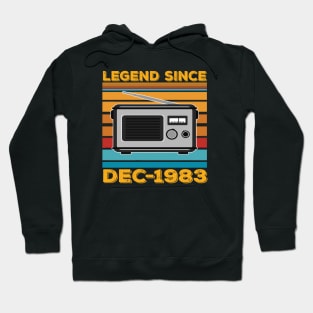 Legend Since 1983 Birthday 40th Dec Hoodie